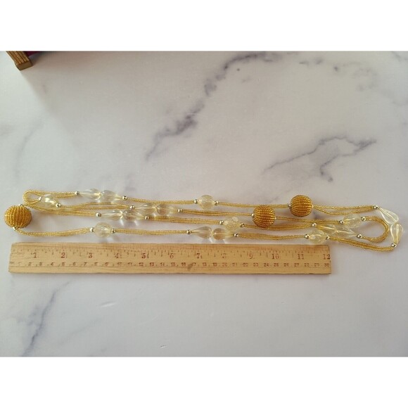 Vintage Beaded Extra Long Necklace - Picture 8 of 10
